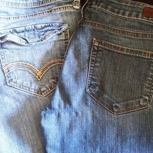 X2 pair of jeans